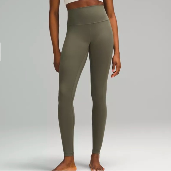 lululemon athletica Olive Green Leggings - Picture 1 of 11